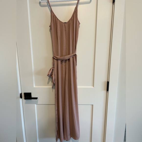 American Eagle Silky V-Neck Jumpsuit - Picture 1 of 5